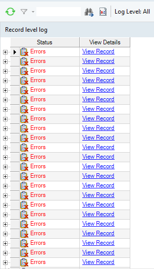 Record-level Logs in Astera