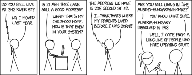 Explaining historical records through an example