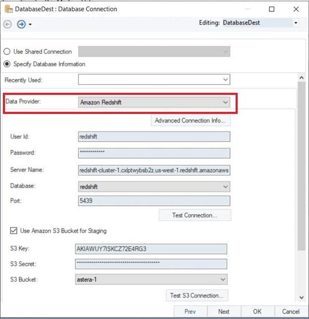Amazon S3 to Redshift