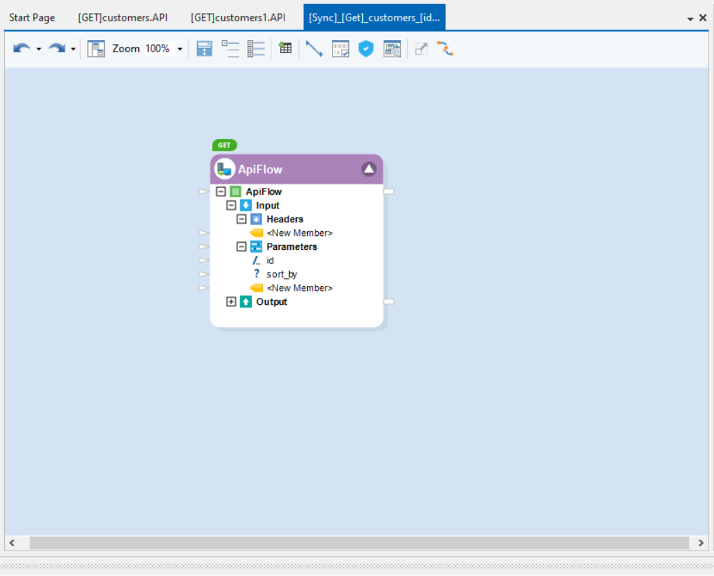 a generated test flow in Astera
