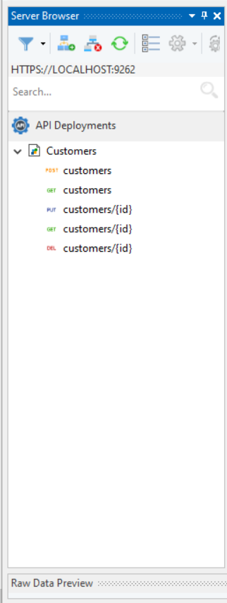 Deployed customer APIs in Astera.