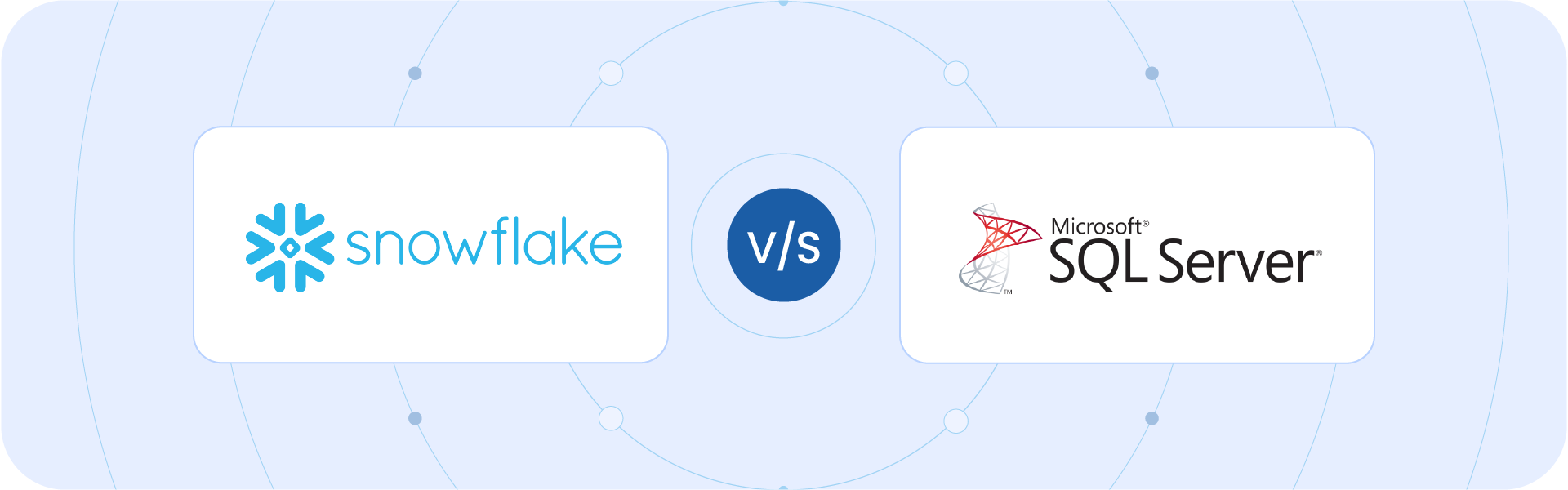 Snowflake vs. SQL Server: Banner Image